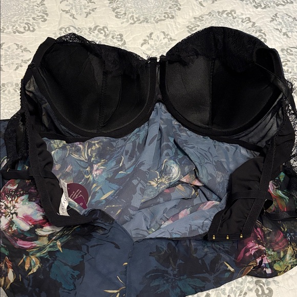 Cacique Womens Nightie Lingerie
Negligee Size 44DDD Floral Sheer
Padded. - Picture 9 of 16